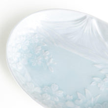 Celadon Mount Fuji Cherry Blossom Dessert Plate