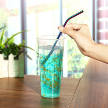 Colorful Reusable Stainless Steel Straws (4 pcs)