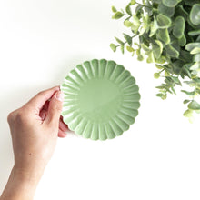 Chrysanthemum Scalloped Sauce Dish