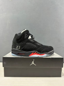 Jordan Air Jordan 5 Retro Black Red High-Top Sneakers