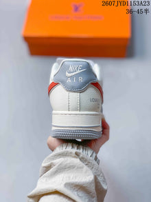 Nike Air Force 1 '07 Low White Grey Red Sneakers 2607JYD1153A23