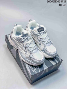 Off-White Be Right Back Low-Top Sneakers, White and Silver