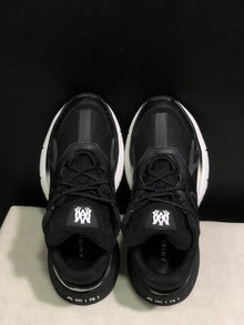 AMIRI MA Runner Leather Sneakers Black and White
