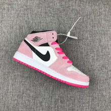 Jordan Air Jordan 1 Mid Pink White Black Sneakers 852542-801