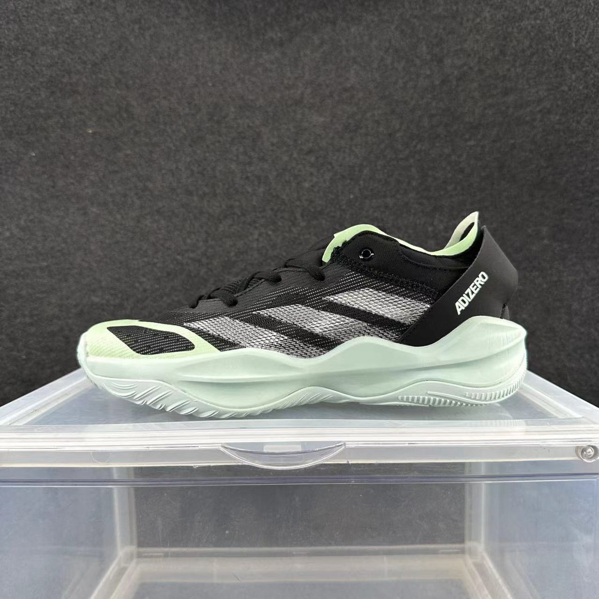 Adidas Adizero Black and Green Sneakers
