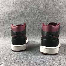 Jordan Air Jordan 1 Mid Sneakers Burgundy Black White