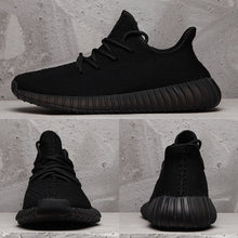 Yeezy 350 V2 Black Knit Sneakers