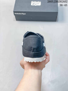 Onitsuka Tiger Mexico 66 Slip-On Sneakers in Charcoal and White