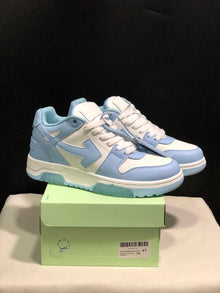 OFF-WHITE Out Of Office Low-Top Sneakers Blue White