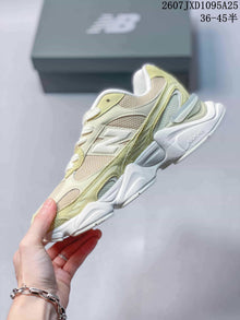 New Balance 9060R Suede Sneakers Pale Green Cream
