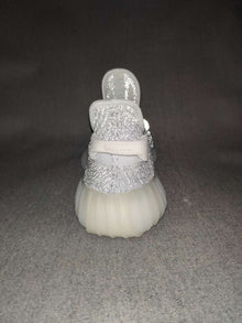 Yeezy 350 V2 Silver Gray Knit Sneakers