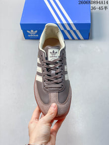 adidas Samba OG Low-Top Sneakers in Brown and Cream
