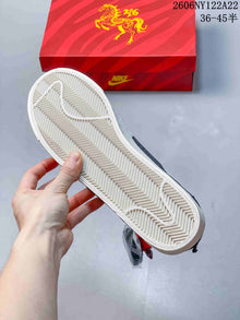 Nike Blazer Low Jumbo White and Dark Gray Sneakers