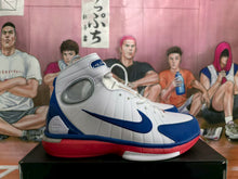 Nike Basketball High-Top Sneakers White Blue Red