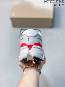 On Cloudrunner 3 White Red Black Sneakers JXD1372A22
