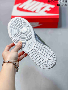 Nike Dunk Low Custom Gray Green Graffiti Sneakers