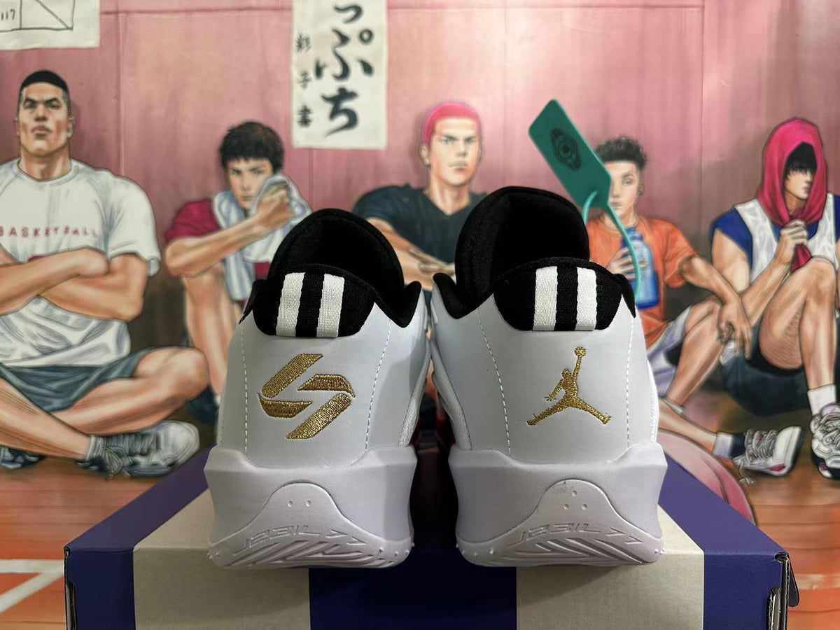 Jordan Luka 3 Basketball Shoes White Black Grey