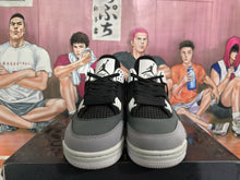 Jordan 4 Black Grey Sneakers