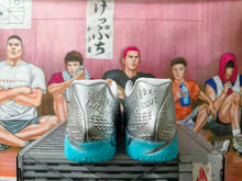 Nike Basketball Sneakers Silver with Turquoise Sole