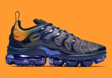 Nike Air VaporMax Plus Sneakers in Gray, Navy and Orange