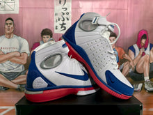 Nike Basketball High-Top Sneakers White Blue Red
