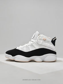 Jordan White Black Pink High-Top Sneakers
