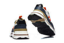Hermès Trail Sneakers in Navy, White and Orange