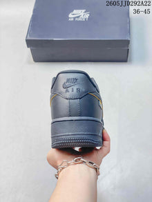 Nike Air Force 1 Low Shadow-Style Sneakers in Charcoal