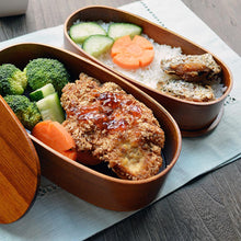 Japanese Cedar Bento Box - Oval Snack Container