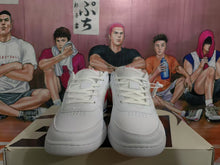 Nike Low-Top Sneakers White Red and Blue