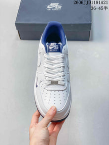 Nike Air Force 1 Low White and Blue Sneakers