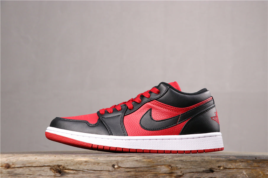 Jordan 1 Low Black Red 553558-610