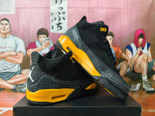 Jordan 3 Black and Yellow High-Top Sneakers