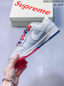 Nike SB Dunk Low Supreme-Style Grey Sneakers