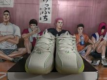 Nike Gray-Green Basketball Sneakers