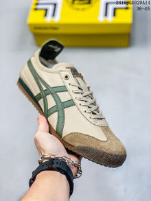 Onitsuka Tiger MEXICO 66 Cream Green Brown Sneakers
