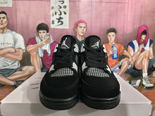 Jordan 4 Black White High-Top Sneakers