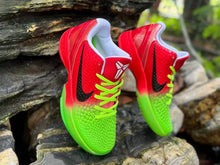 Nike Kobe 6 Basketball Shoes in Red and Volt Green