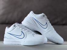 Nike Kobe 4 Basketball Shoes White and Blue