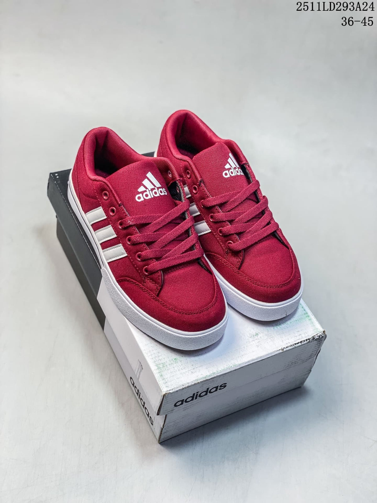 Adidas GVP Canvas STR Low-Top Sneakers Burgundy B23999