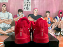 Nike Red Basketball Sneakers with White Swoosh