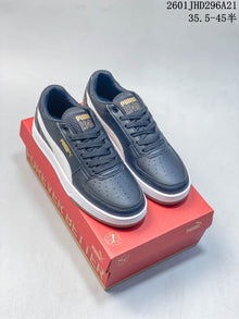 PUMA Caven 2.0 Retro Low-Top Sneakers, Navy and White