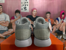 Nike Gray Low-Top Sneakers with Black Swoosh
