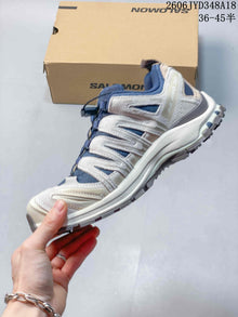 Salomon XT-3D Trail Running Shoes in Blue and Off-White