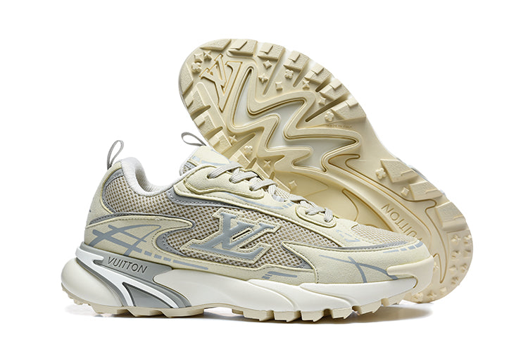 Louis Vuitton LV Runner Tatic Sneakers in Beige and Grey