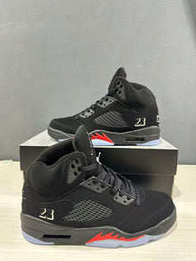 Jordan Air Jordan 5 Retro Black Red High-Top Sneakers