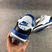 Fragment x Air Jordan 3 Sneakers White Blue Black CT8532-040