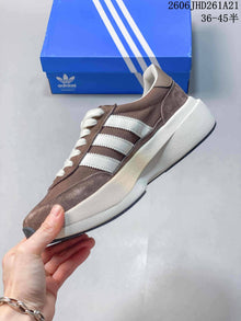 adidas Originals SL 72 Pro Sneakers in Taupe and White