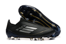 adidas F50 Laceless FG Soccer Cleats Black Gold