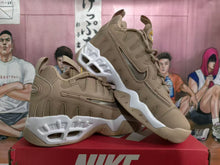 Nike Air More Uptempo Low Sneakers in Brown and White